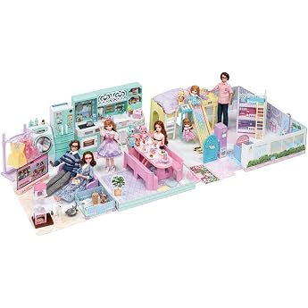 Takara Tomy (TAKARA TOMY) Licca-chan La Maison with Swing and Slide, Dress-up, Pretend Play Toy, Ages 3 and Up