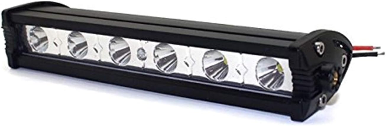 Casago CS7I61P 7 Inch 6 LED Fog Light Bar Waterproof CREE LED Spotlight with Installation Accessories for Motorcycle and Cars (18W, 1 PC)