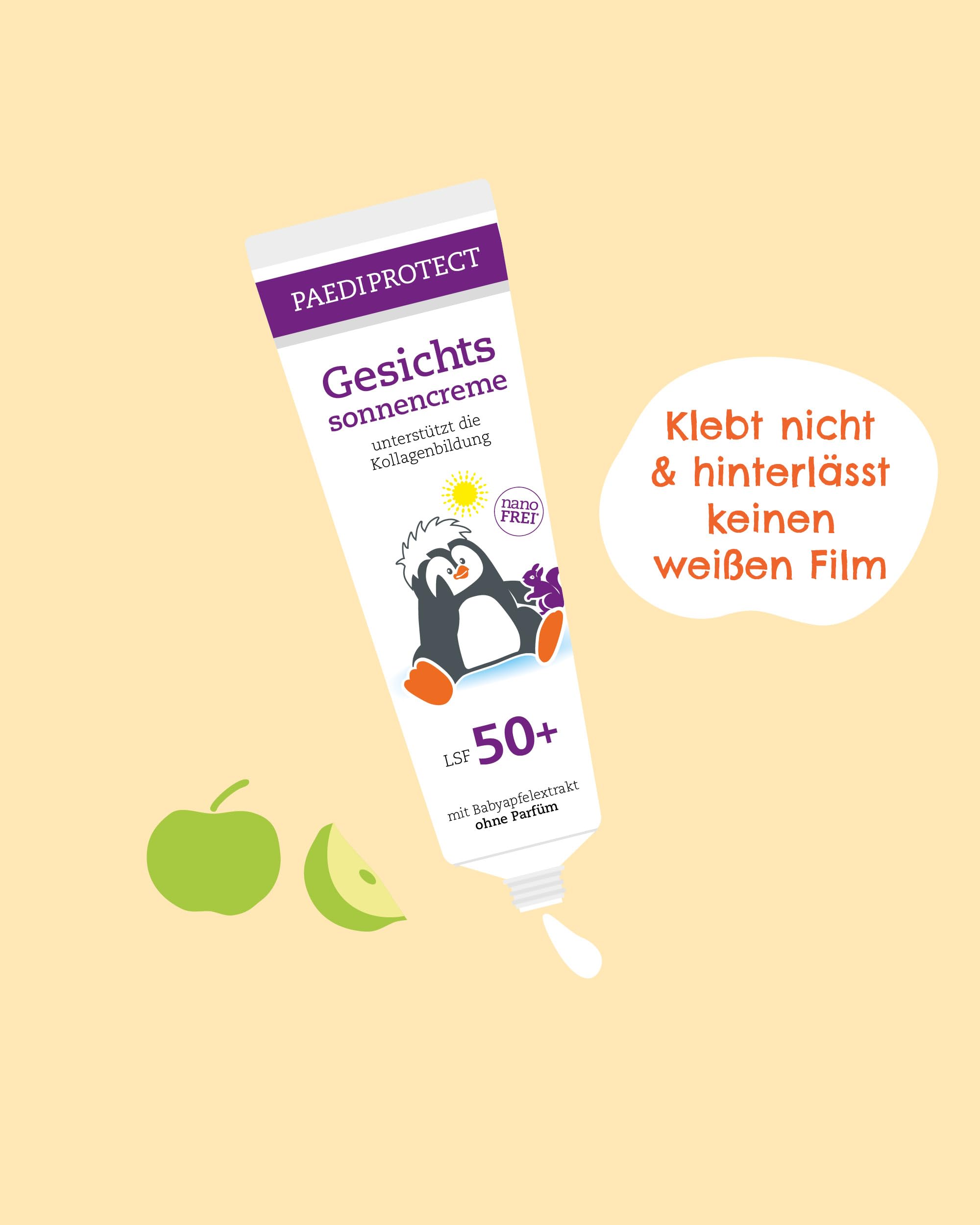 PAEDIPROTECT Frühlings-Set 5 Baby- & Kinder Sonnenschutz LSF 50+ & Hautpflege Produkte, inkl. 2x Gesichtssonnencreme, 1x Sonnenspray, 1x Pflegelotion & 1x Lippenpflege, veganes Pflegeset Geschenkset