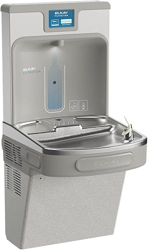 Elkay LZS8WSLK - Filtrado Refigerado, individual, gris claro