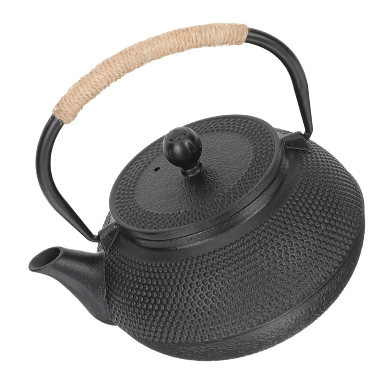 Tetera De Hierro Fundido Recubrimiento Para Cocción Inducción y Estufas Elegante Tetera Para Té Suelto Diseño Vintage y Funcional