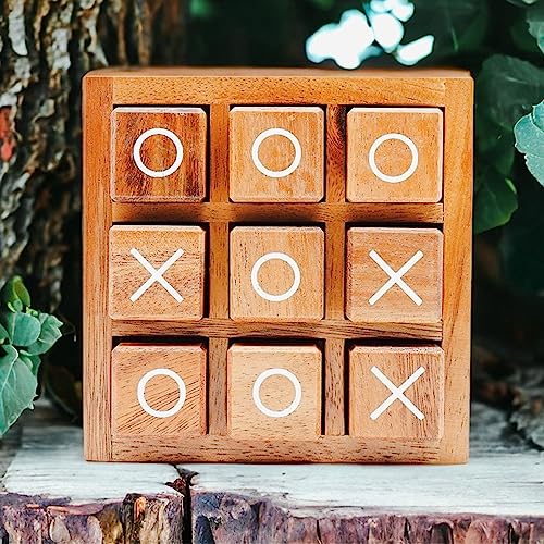 Bsiri Wooden Xo Blocks (L) Tic Tac Toe Board Games-Ideal For Kids Games, Family Games And Game Night For Adults, Farmhouse Decor For Coffee Table Decor And Unique Gifts For All Occasion #TOP7