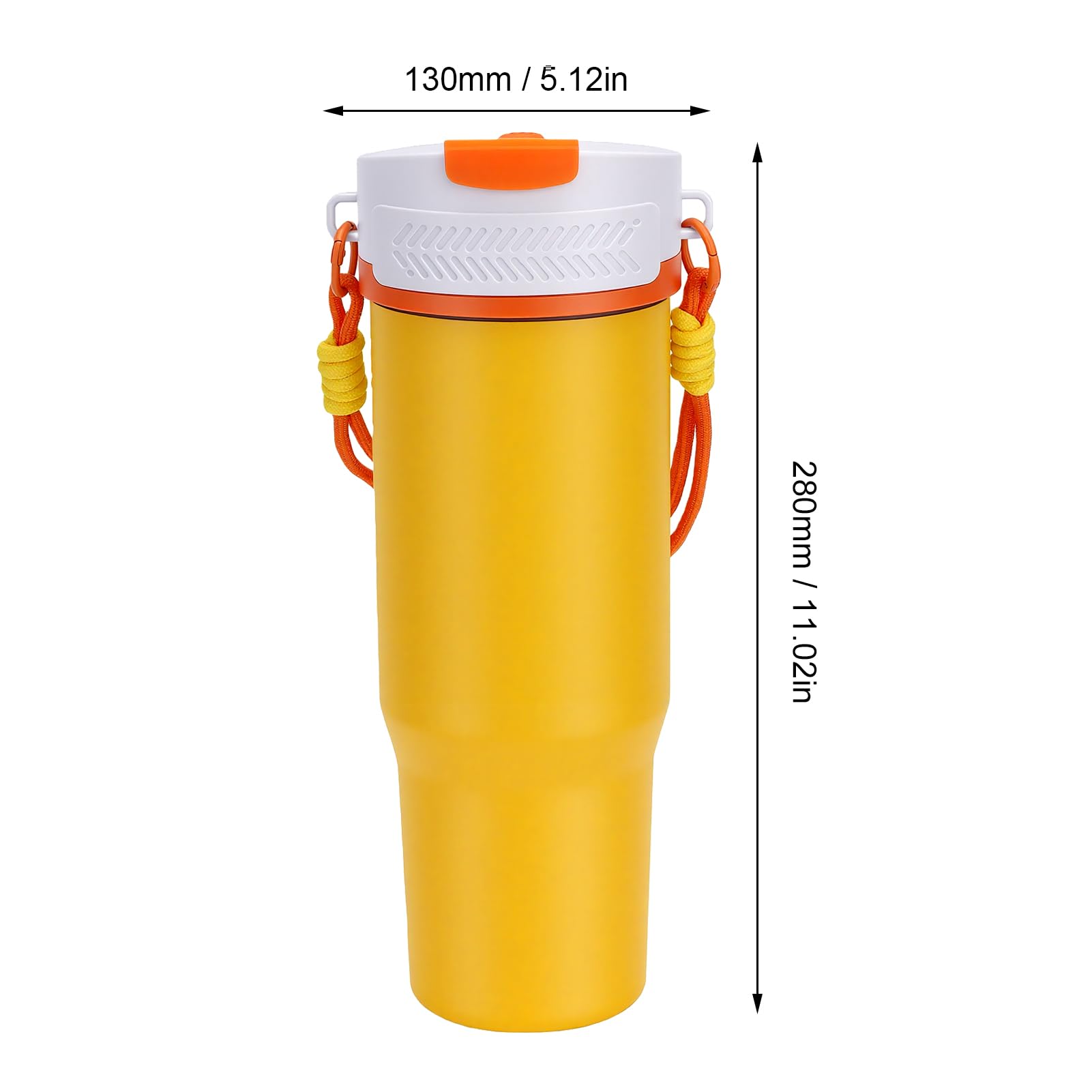 Generic Vaso Exprimidor de Acero Inoxidable, Licuadora Portátil Recargable para Batidos, Zumos, 900ml, Ideal para Viajar Al Aire Libre