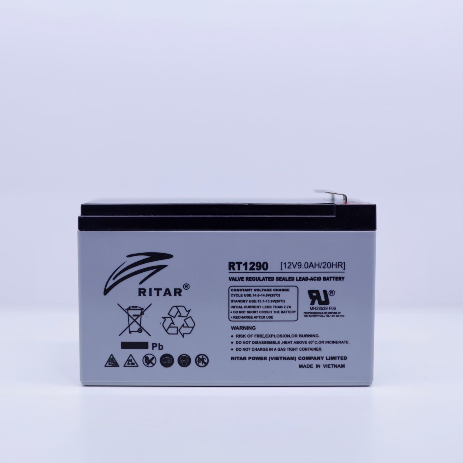 RITAR 12V9AH AGM/VRLA LEAD ACID BATTERY