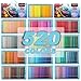 KALOUR Pro Colored Pencils,Set of 520 Colors,Artists Soft Core with Vibrant Color,Ideal for Drawing Sketching Shading,Coloring Pencils for Adults Artists Beginners