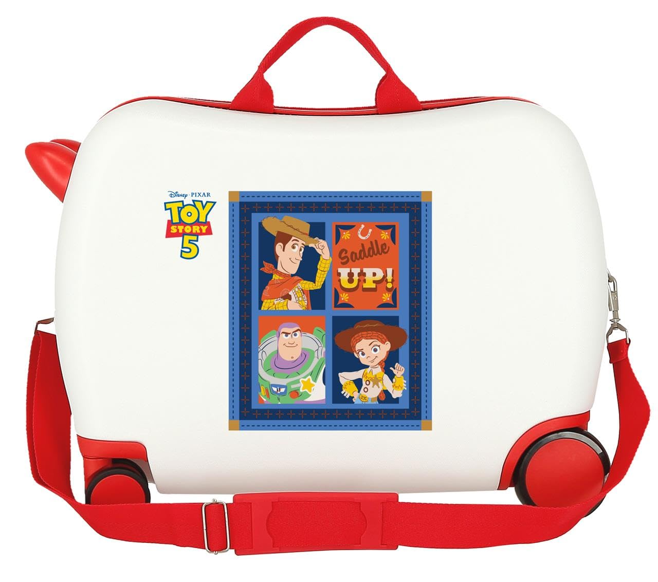 Joumma Disney Toy Story Walizka dziecięca biała 50 x 38 x 20 cm sztywne tworzywo ABS boczne zapięcie szyfrowe 34L 2,1 kg 2 podwójne koła bagaż podręczny