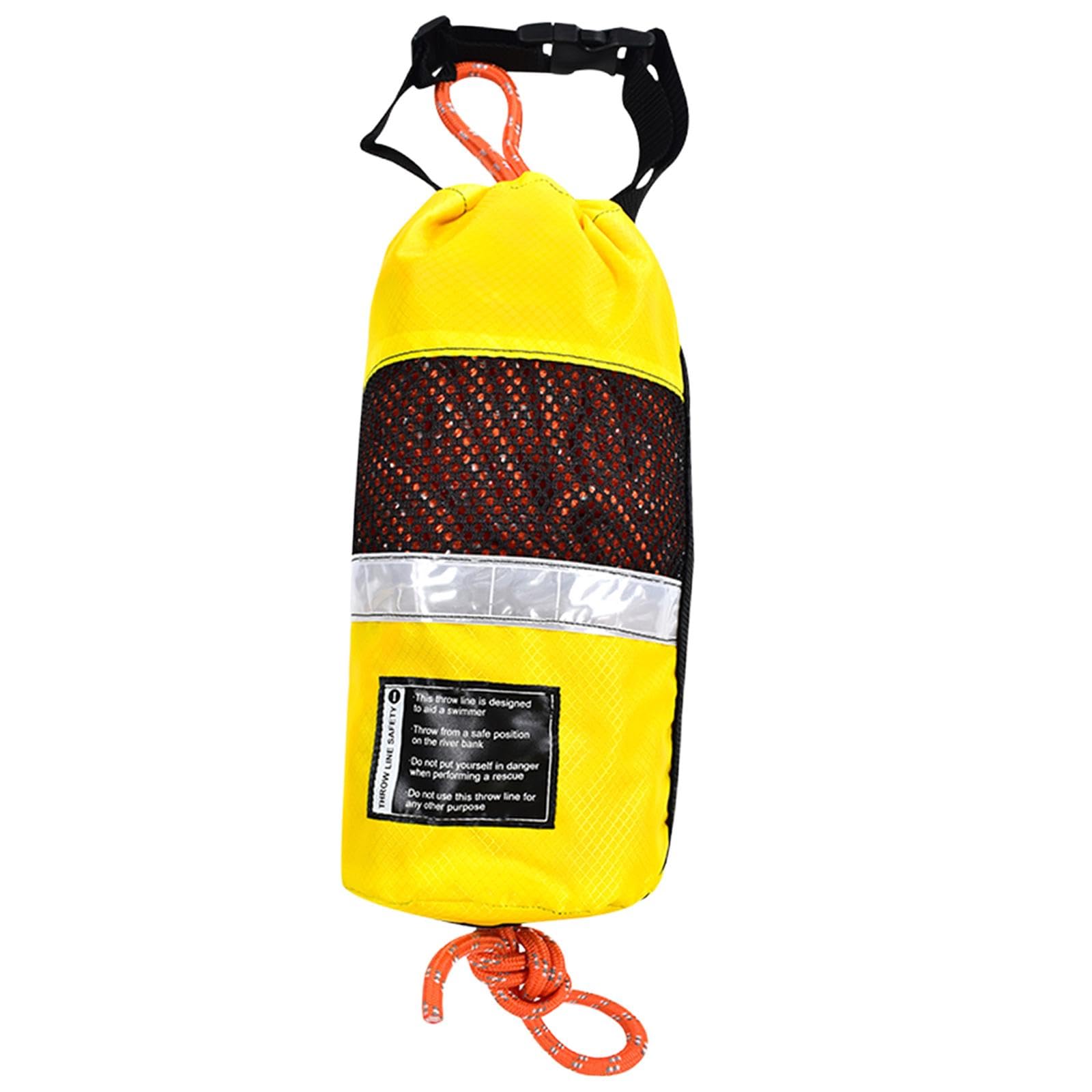 Baoblaze Rope Throw Bag, Floating Throw Bag, Portable High Visibility Throwing Line, Throwing Bags for Water Rescue with Rope