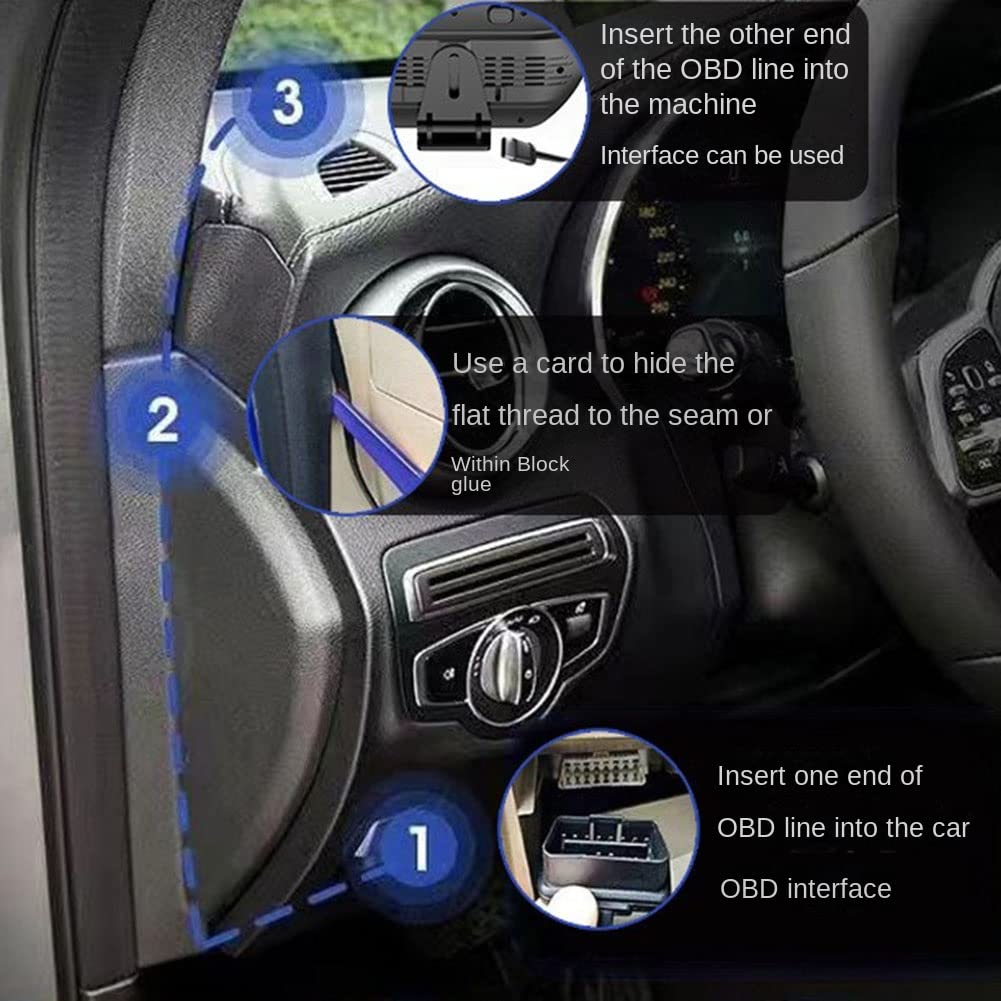 Display HUD Orton F12 Per Auto - OBD2 GPS, Tachimetro, Allarmi, Per Sicurezza Guida - Foto 11