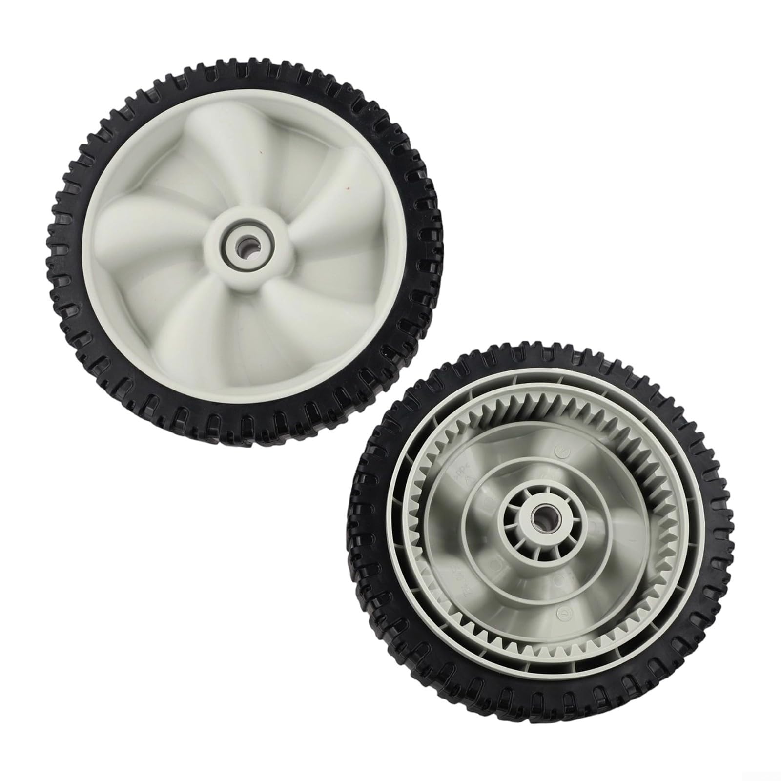 Rueda de repuesto para cortacésped de 8 pulgadas con orificio de 1/2 pulgadas, para modelos Craftsman y Yard-man, número de pieza 634-0190A y 734-04581, (2 unidades)