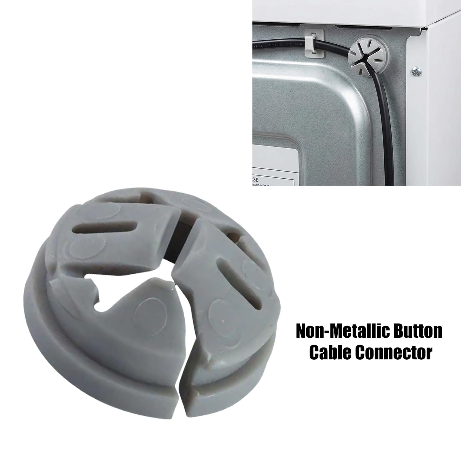 ordinarYone Connecteur de câble à bouton-poussoir non métallique pour une installation rapide et une connexion électrique