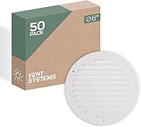 Vista 40 de Vent Systems – 3.35 x 9.84 pulgadas (interior) rejilla de ventilación de aire rectangular de metal blanco para alero, cubierta de rejilla, deflector