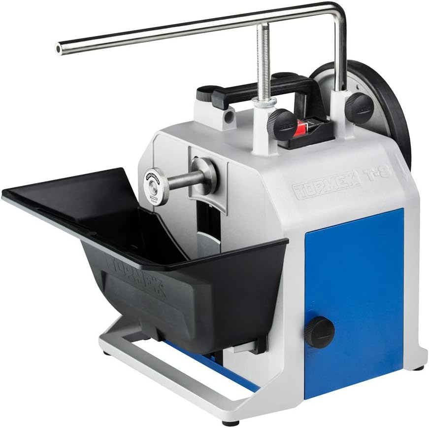 Tormek T-8 Custom - Create Your Own Water Cooled Sharpening System - Add Your Choice of Grinding Wheel and Honing Wheel (not included) - US Version - English Handbook