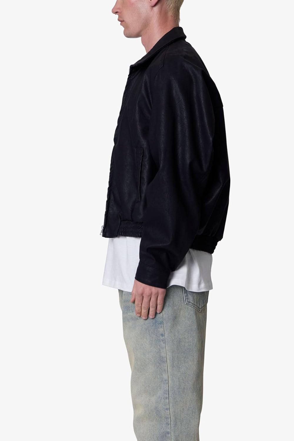 mnml mens Mnml Men's Grandpa's Bomber Jacket - Image 4