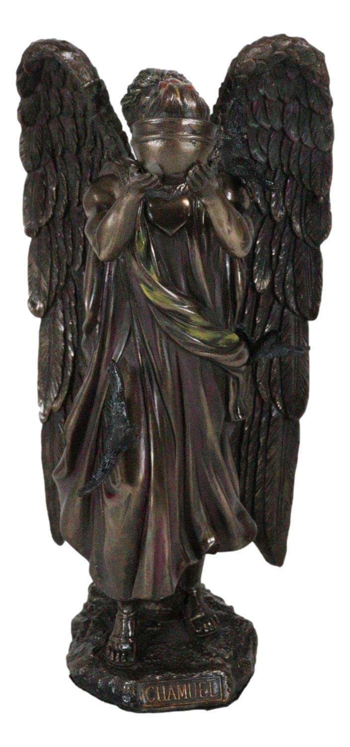 Amazon.co.jp: Ebros Gift 聖炎を運ぶ大天使チャミュエル 高さ9.5