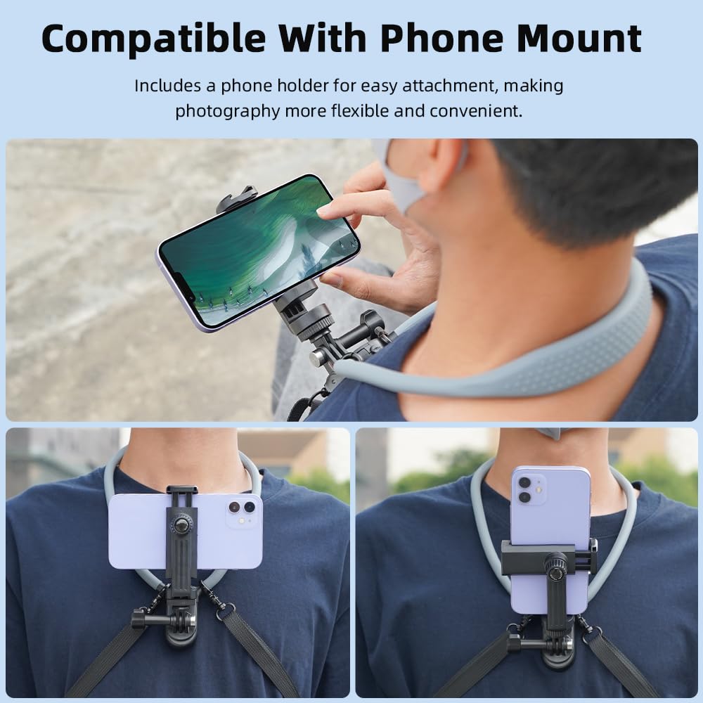 Generico Supporto da tavolo antiscivolo in silicone per DJI OSMO pocket3, base di supporto per fotocamera, staffa stabile da tavolo, accessori per fotocamere