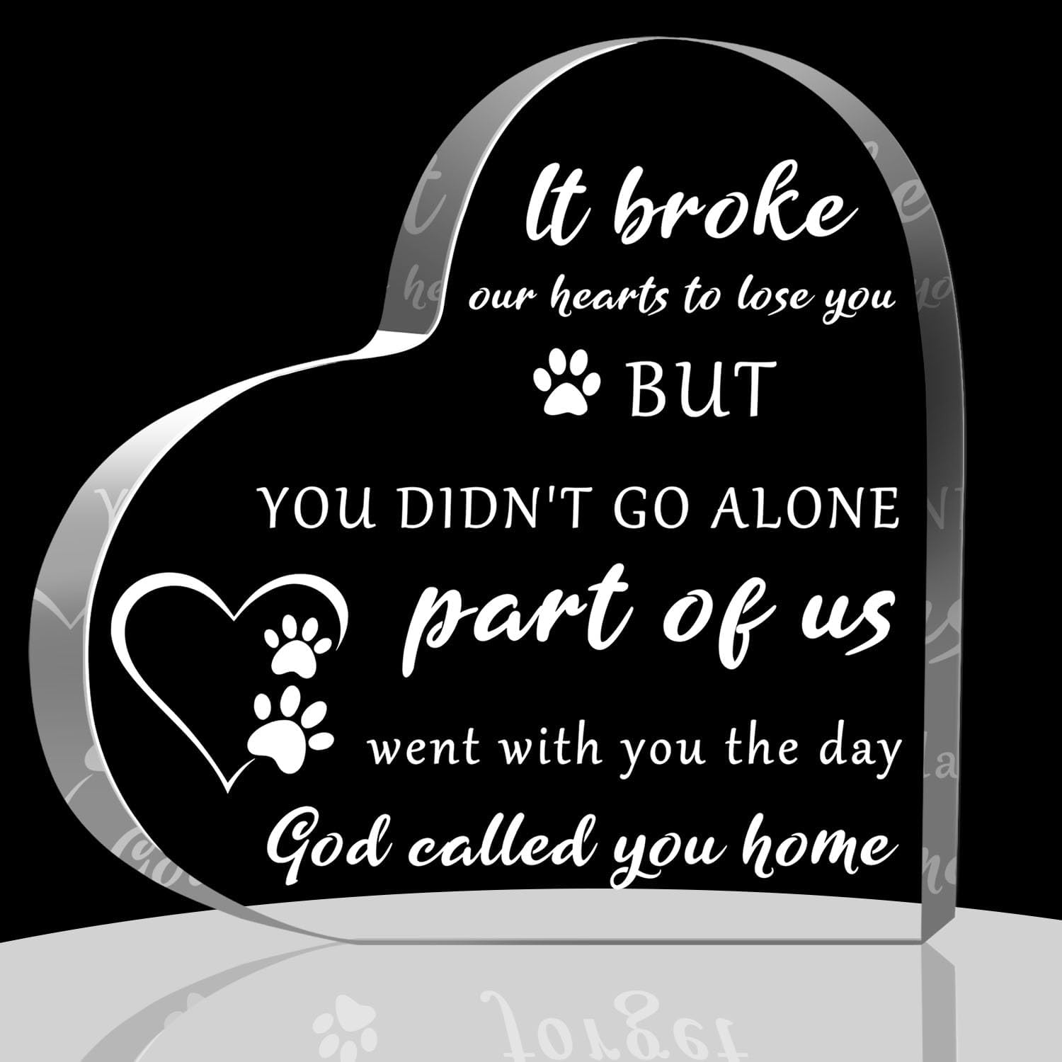 Greatingreat Pet Memorial Gift Gifts for Pet Bereavement