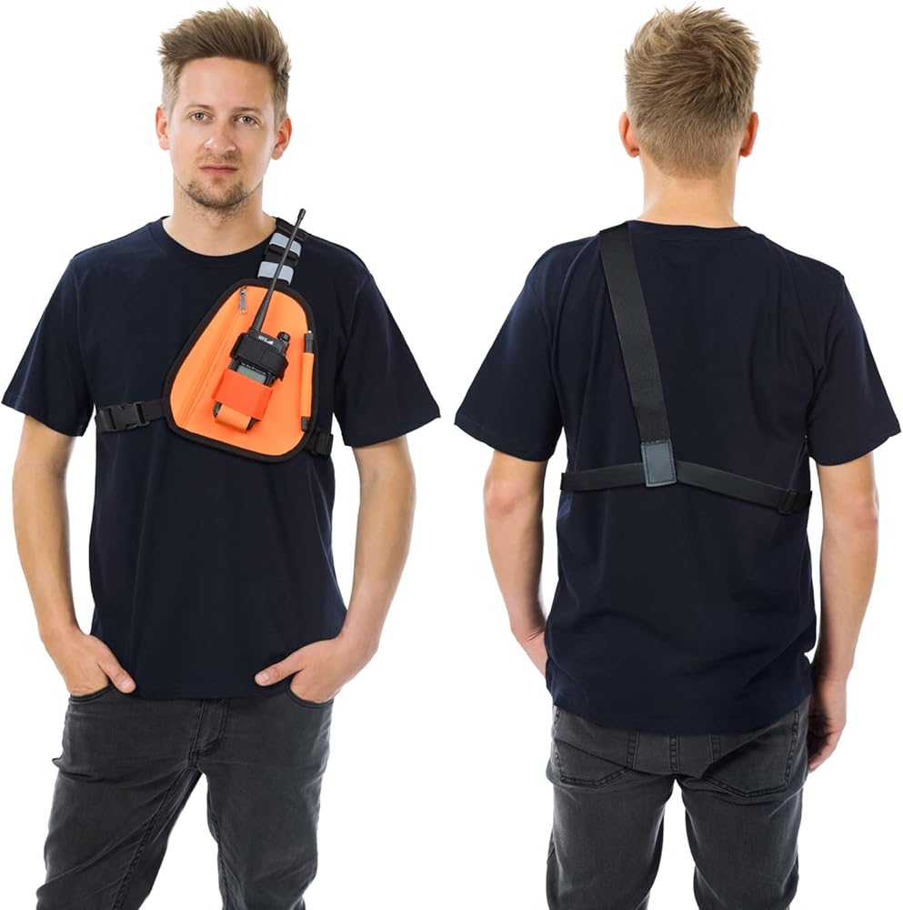 Lot De 2 Pochettes Radio Tactiques IDOGEAR – Nylon Cordura – Pour Chasse/airsoft