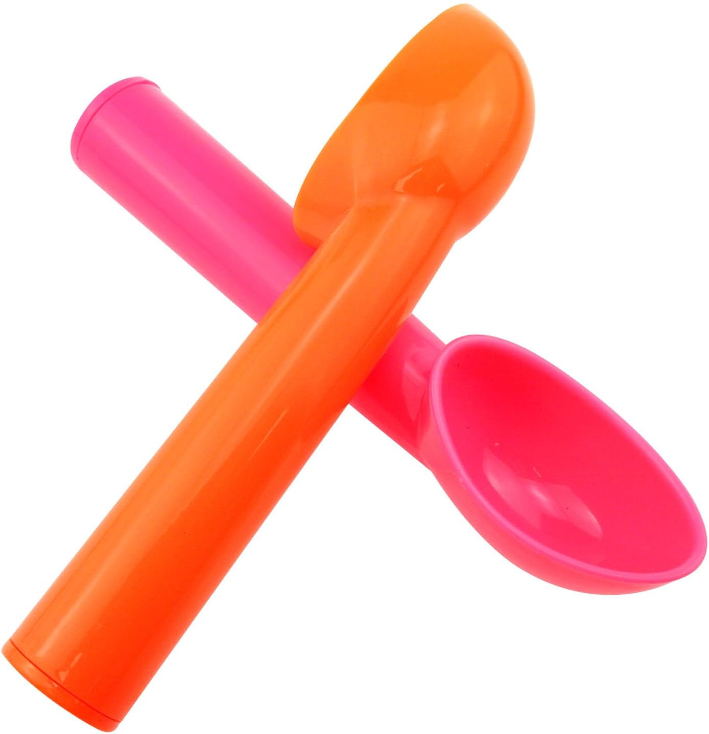 4 Pack Plastic Ice Cream Scoop, Small Fruit Baller for Watermelon