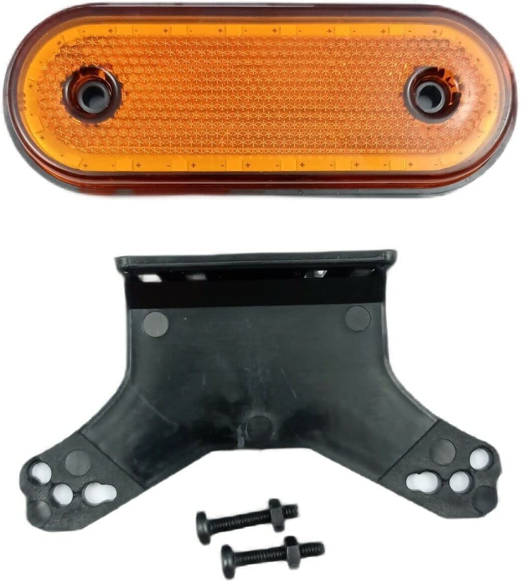 4 Luci Di Posizione LED Per Rimorchio - 12V/24V, Impermeabili IP67, Colore Giallo/ Rosso/ Bianco