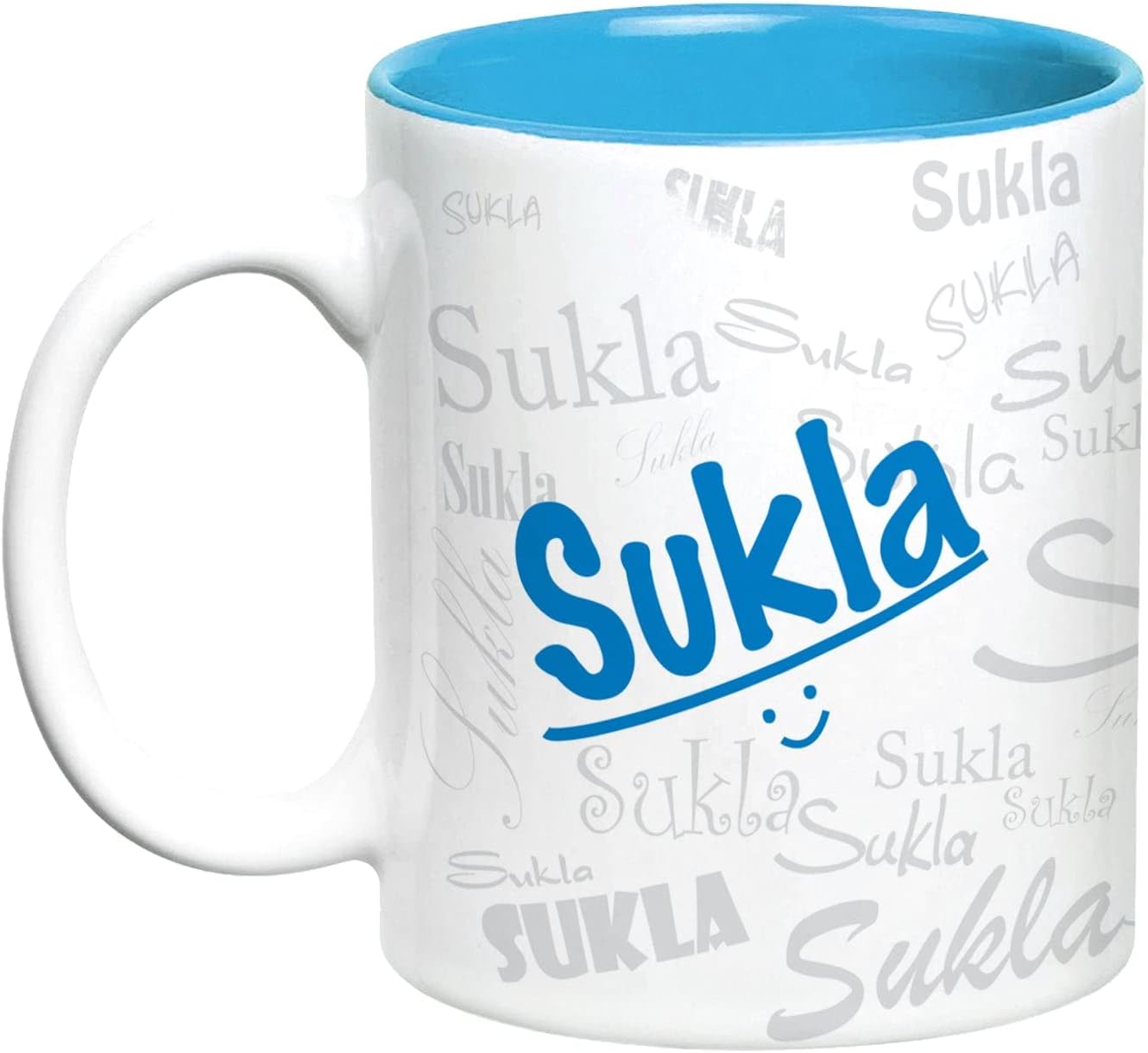 Hot Muggs Me Graffiti Mug - Sukla Personalised Name Ceramic, 315ml, 1 Unit