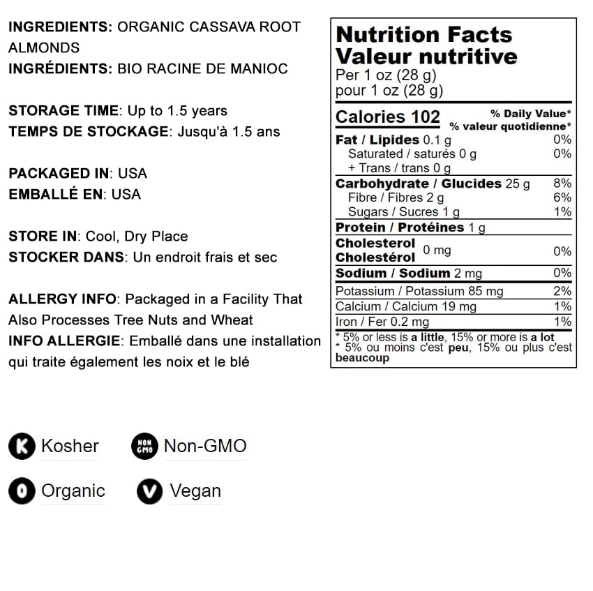 Miniatura 4 de Harina de yuca orgánica