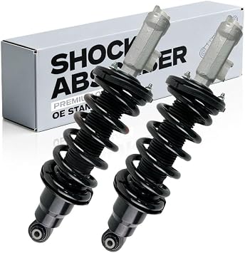 2pcs Front Suspension Strut Complete Assembly with Coil Spring for INFINITI QX80 2014 2015 2016 2017 2018 2019 2020 2021 5.6L V8 Automotive Replacement Part for INFINITI QX56 2011 2012 2013 5.6L V8,