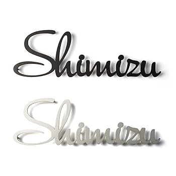 Amazon.co.jp: 表札AKIグラスショップ 表札 ステンレス 筆記体