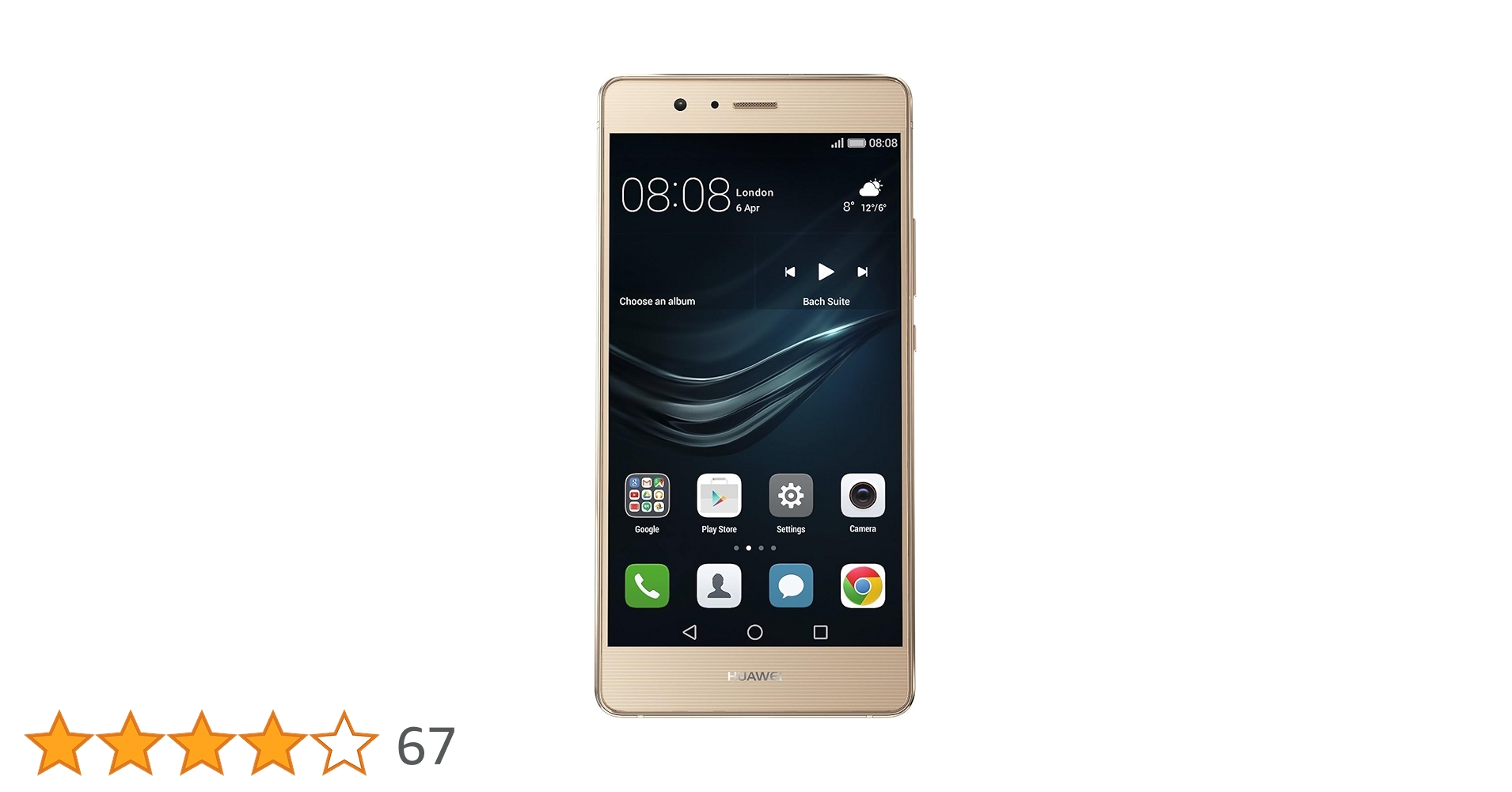 Huawei P9 Lite 16GB 4G Gold - Smartphones (Dual SIM, Android