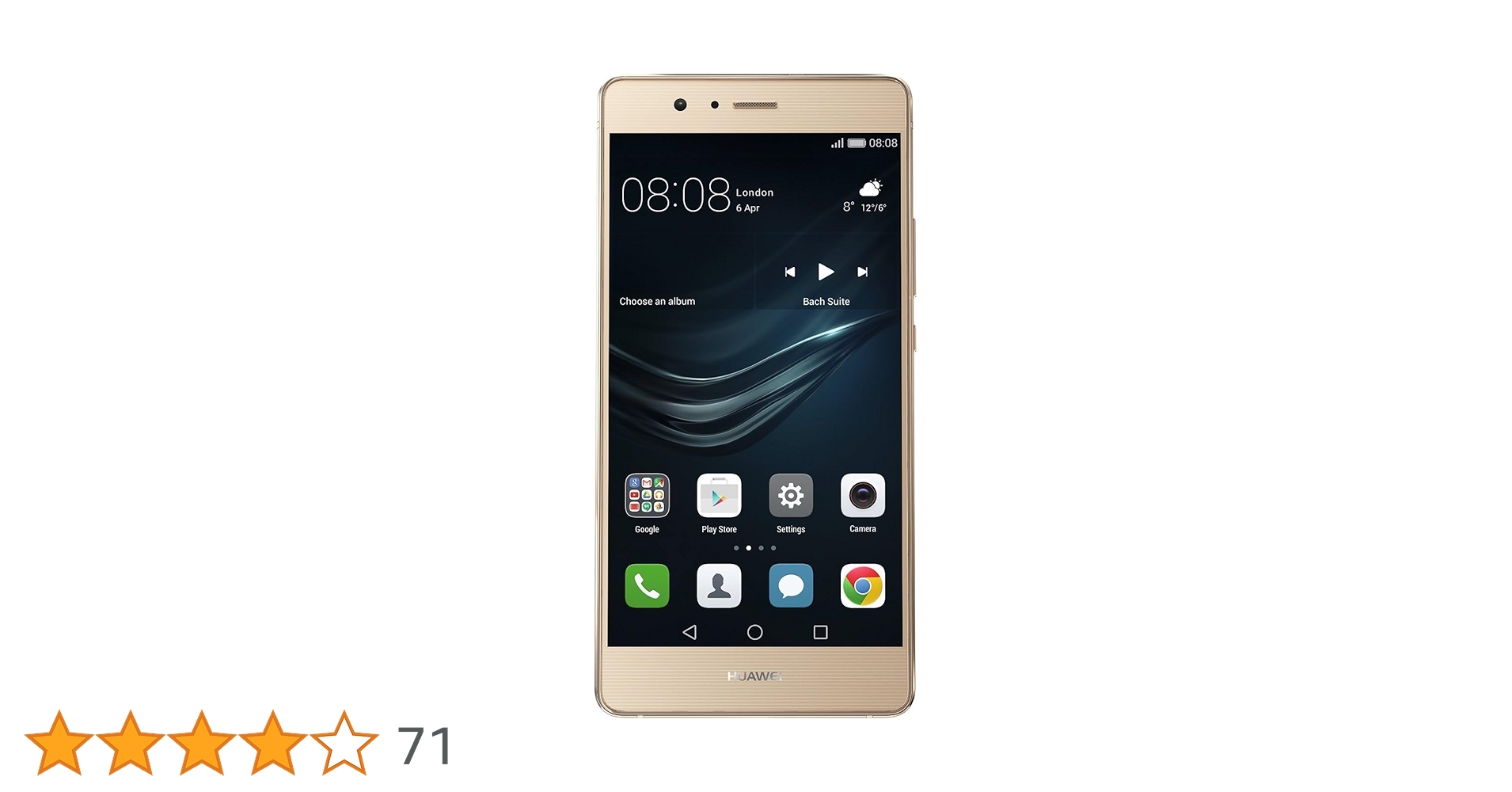 Huawei P9 Lite 16GB - Gold : Amazon.co.uk: Electronics & Photo