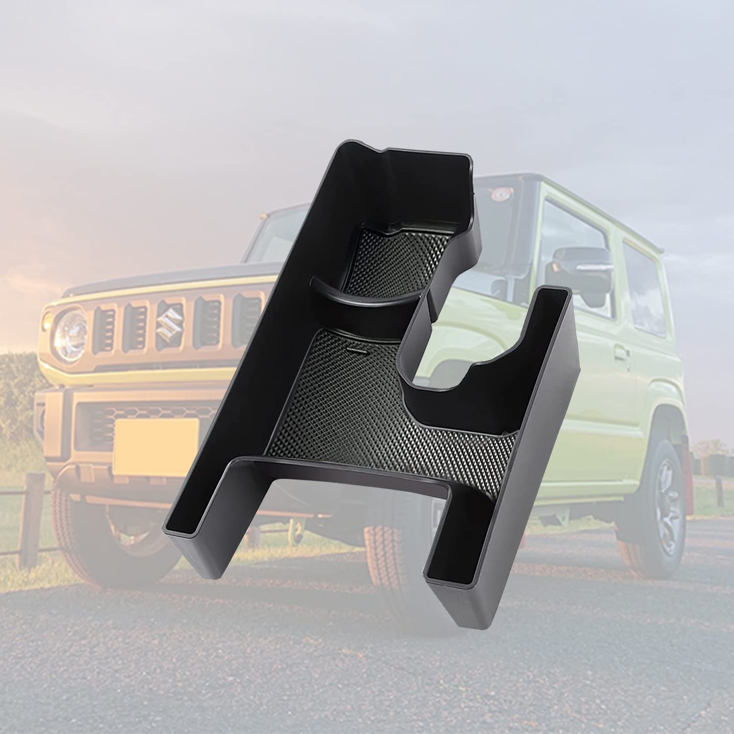 スズキ ジムニー&シエラ(JB64/JB74)専用 AT車用コンソールトレイ Amazon | 新型スズキジムニー センターコンソール JB64 ジムニーシエラ
