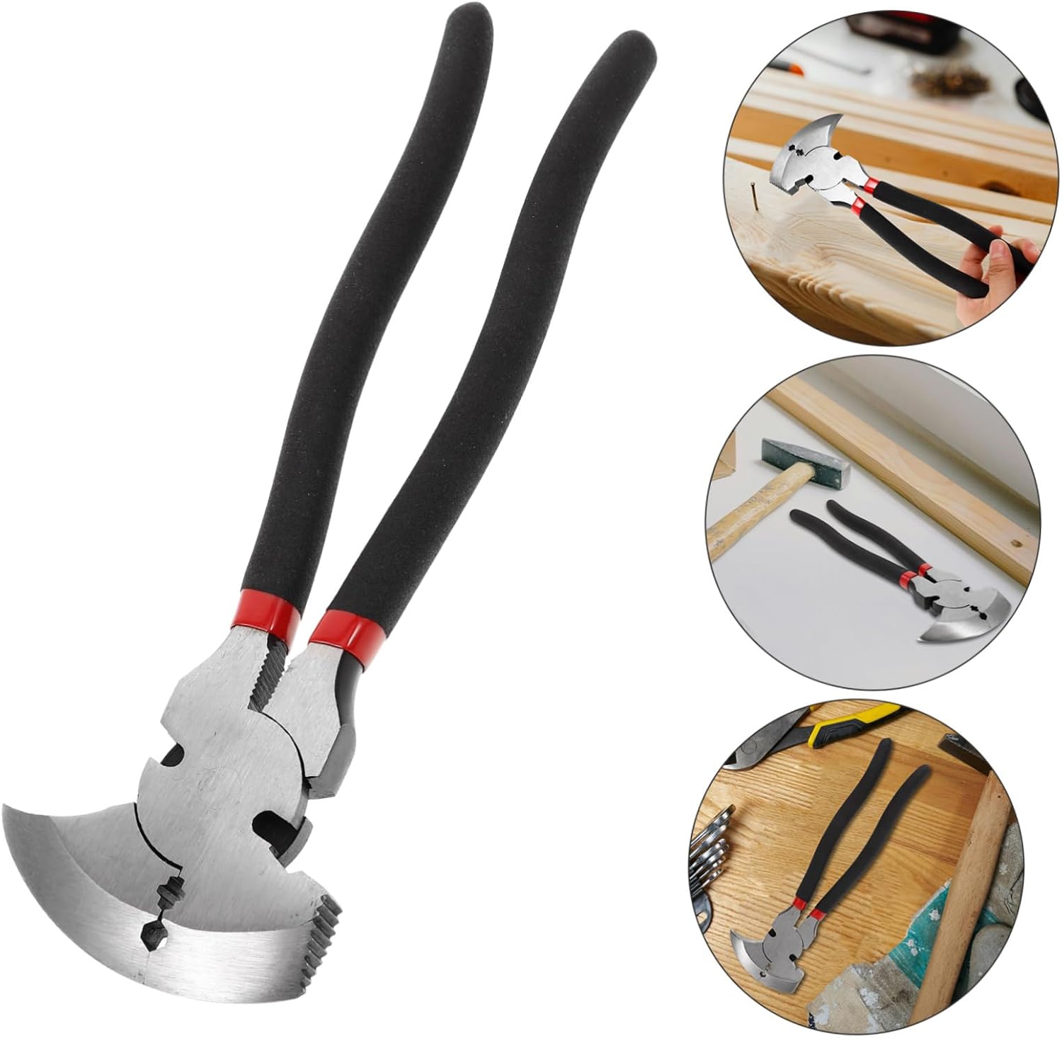 Claw Nail Pliers Fence Tool Fencing Plier for Wire Cutting Staple Puller Usa