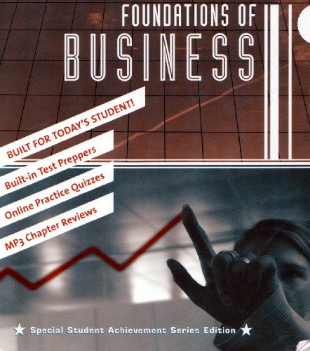Foundations of Business Special Student Achieve... 0547217196 Book Cover