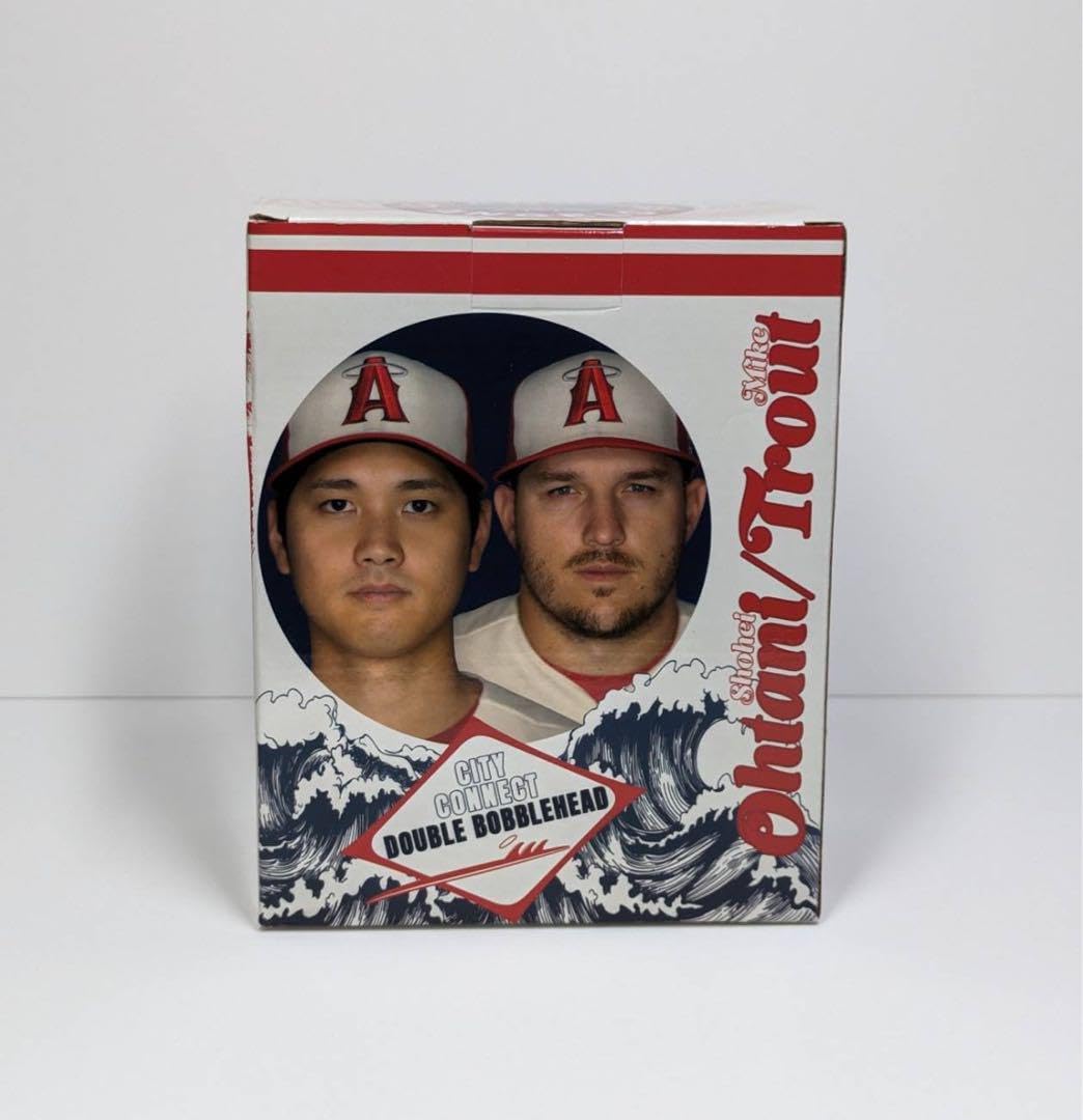 大谷翔平&マイク・トラウト シティコネクト・ダブルボブルヘッド