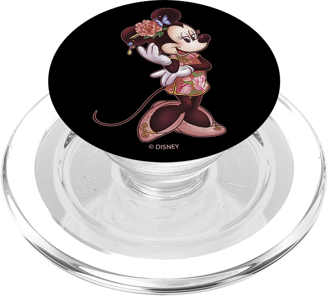 Disney Mickey And Friends Minnie Mouse Floral Flower Hat PopSockets PopGrip for MagSafe