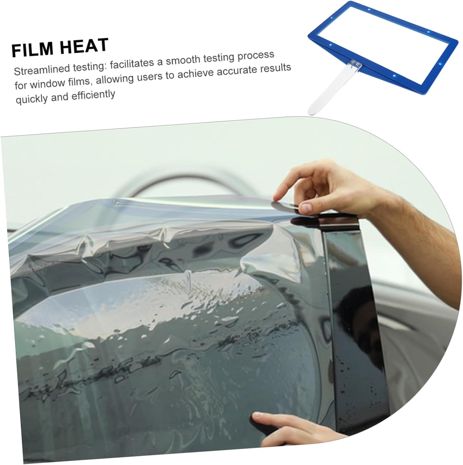 SOLUSTRE Window Tinting Test Plywood Car Film Heat Test Device Automotive Film Applicator