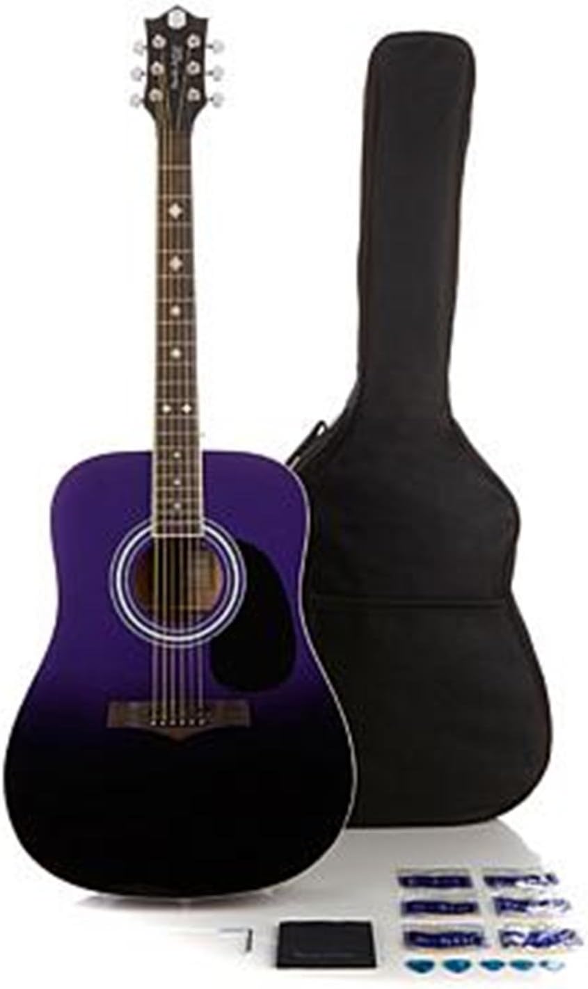 Studio Series Ombre Acoustic 15-piece Guitar Package -Purple