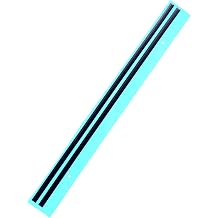 Deal4GO 2-Pack Non-Slip Bottom Case Rubber Feet Bumper Strips for HP Envy x360 15 15-BP 15M-BP 15-BQ 15M-BQ Black