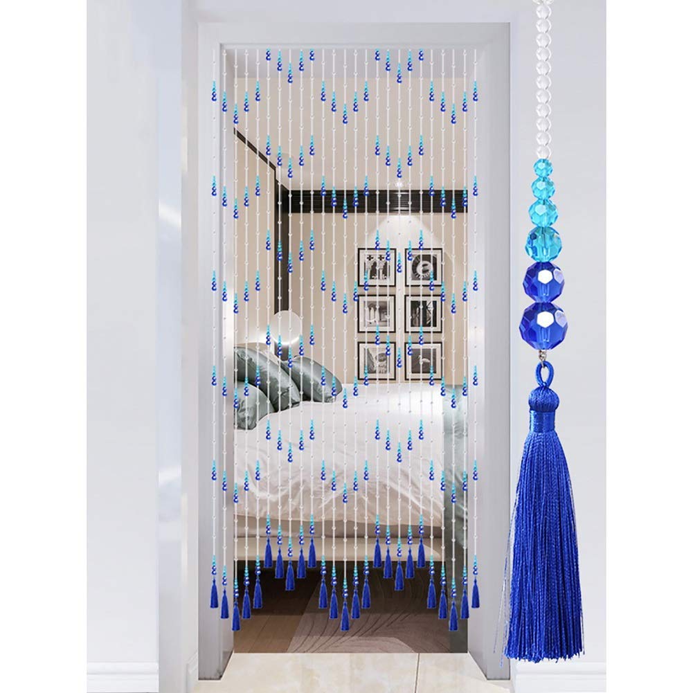 Rideau perlé cristal idéal pour séparer le salon et le couloir
