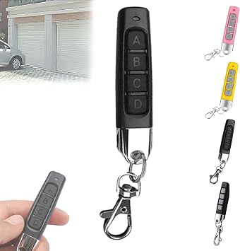 4-in-1 Remote Control Duplicator, Key Fob Duplicator, Garage Remote Duplicator, Universal Garage Door, Wireless Cloning Key Fob Duplicator, Remote Control Duplicator for Cars