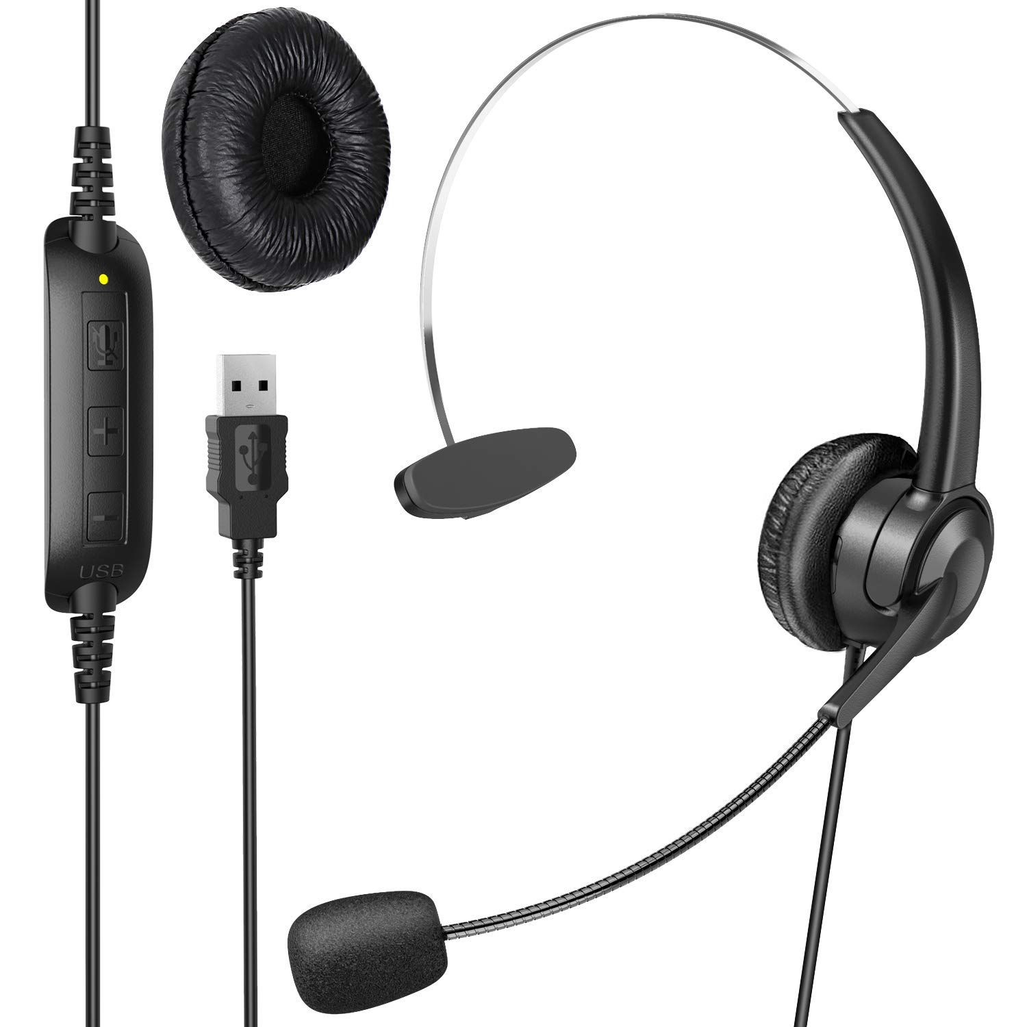 【未使用】 Jabra 有線ヘッドセット　オンイヤーヘッドフォン マイク付き Amazon.co.jp: Jabra Evolve 40 SME ノイズキャンセリングマイク