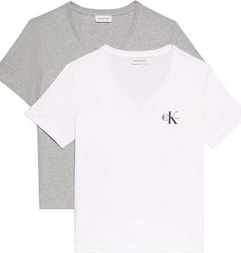 Calvin Klein MONOLOGO VNK 2PACK TEE T-shirt Kadın