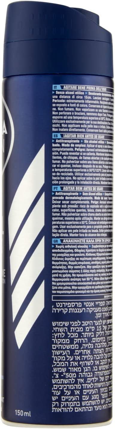 Nivea Men Cool Kick Dezodorant, 6 x 200 ml