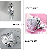 Vista 5 de VILLCASE Bola de discoteca para bar, bola de discoteca, colgantes, decoración de bola de discoteca reflectante, decoración de bola de discoteca