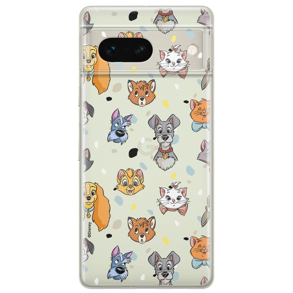 ERT GROUP mobile phone case for Google PIXEL 7 original and officially Licensed Disney pattern Disney Friends 003 optimally adapted to the shape of the mobile phone, partially transparent