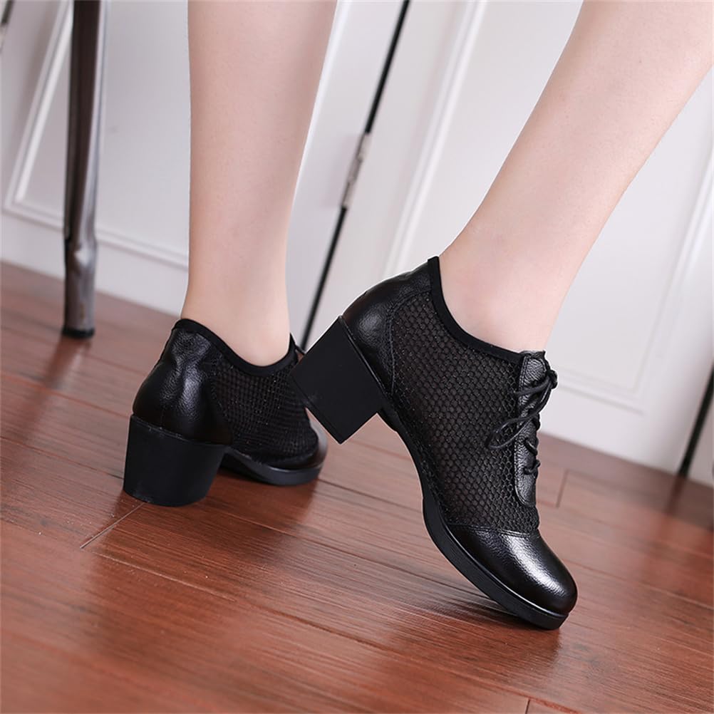 Zapatos Modernos De Bailarina con Encaje para Mujer Zapatos Atléticos para Caminar