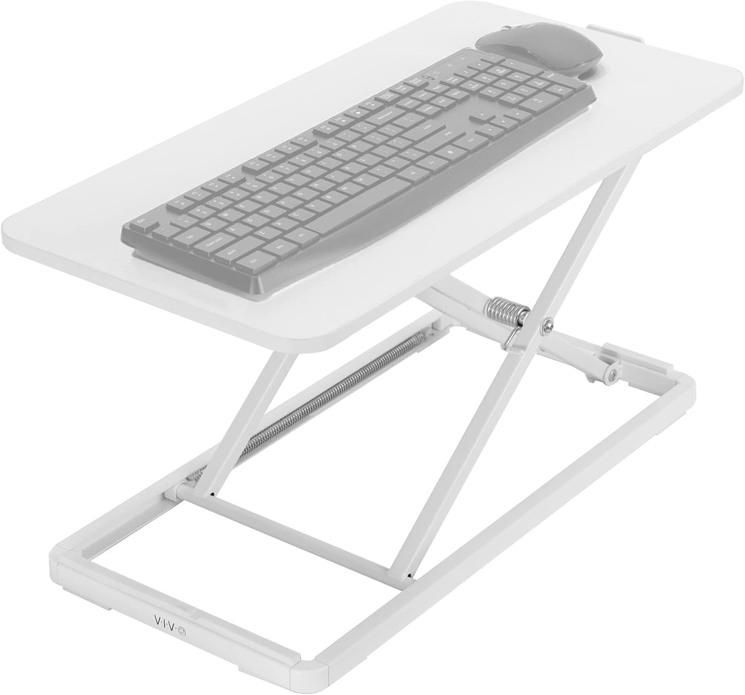 VIVO Single Top 24 inch Scissors Lift Keyboard and Mouse
