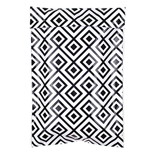 Image of Inspired Mailers - Poly Mailers 6x9 - Geometric Print - Mailing Envelopes - Packaging Envelopes (6x9, 100 Pack)