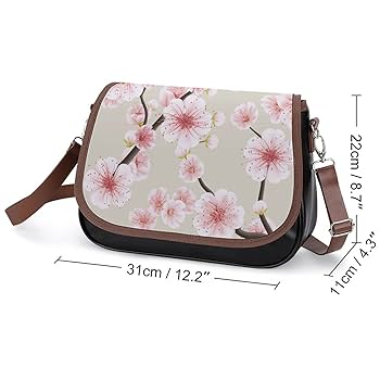 桜花柄ショルダーバッグ Amazon.co.jp: ショルダーバッグ レディース 桜 桜柄 桜の花