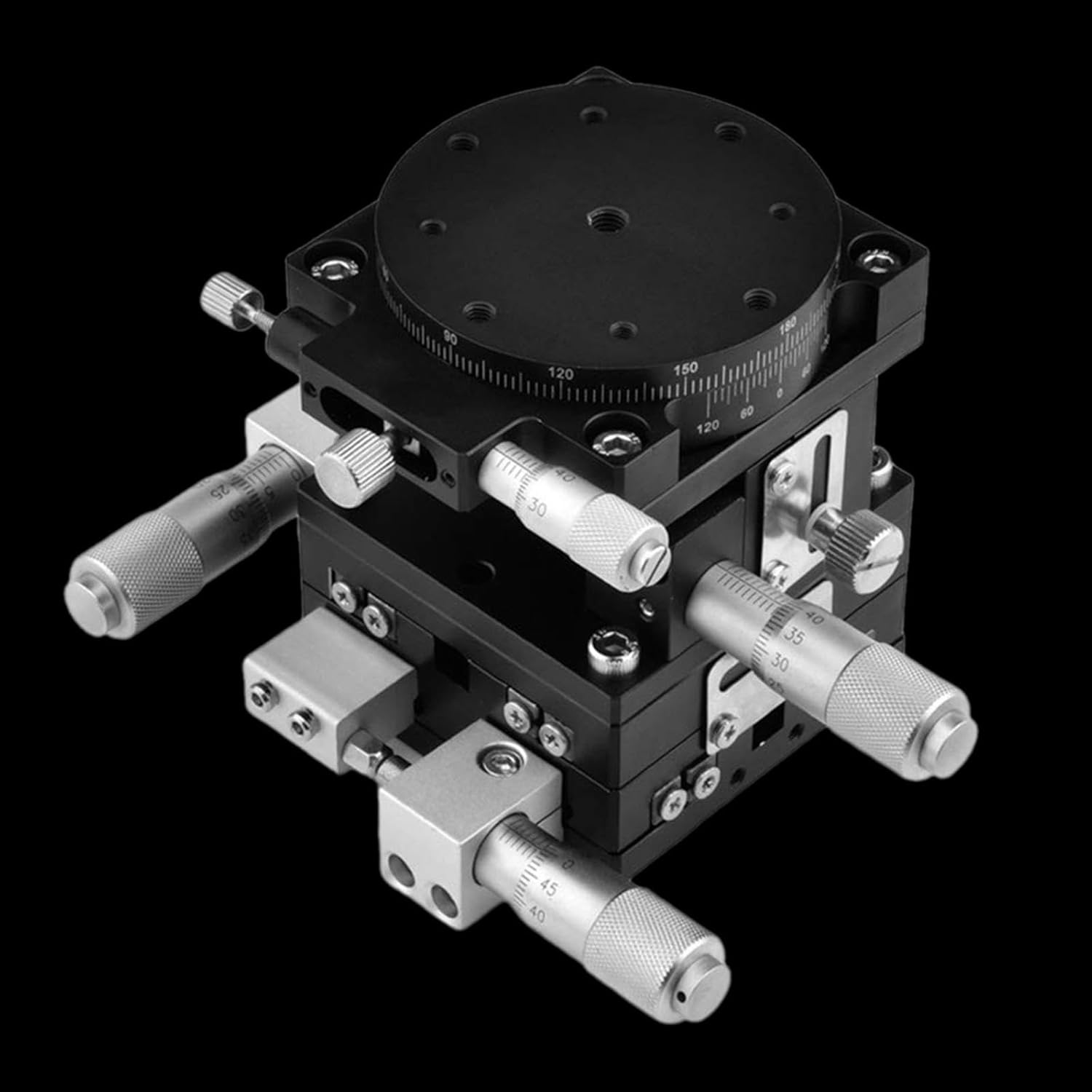 Etyldya XYZR 4-axis Manual Linear Table, Sliding Table, Trim Bearing Adjustment, Manual Linear Positioning