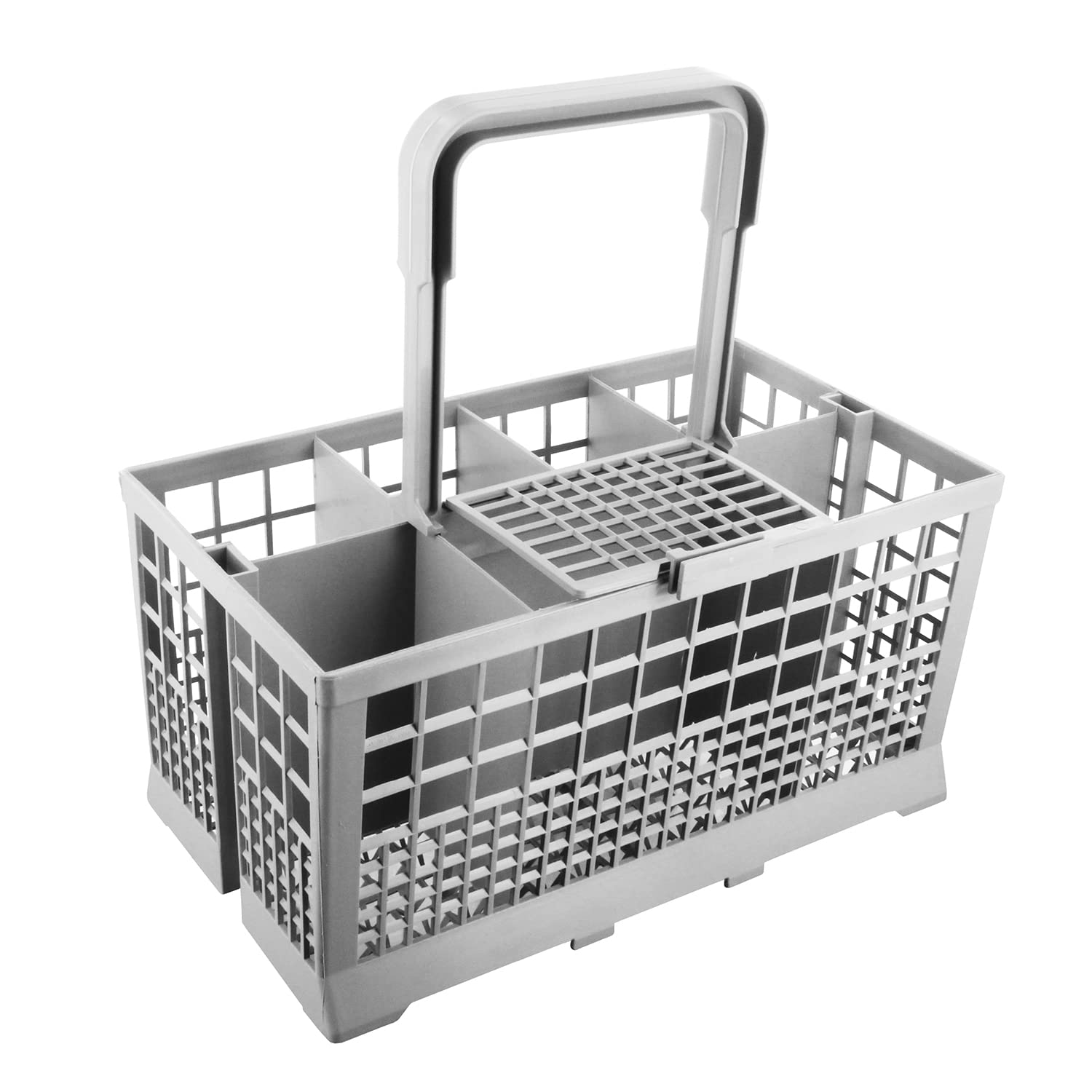 Paxanpax PLD001 Cutlery Basket Fits Bosch/Hotpoint/Neff/Siemens/Smeg Dishwasher grey